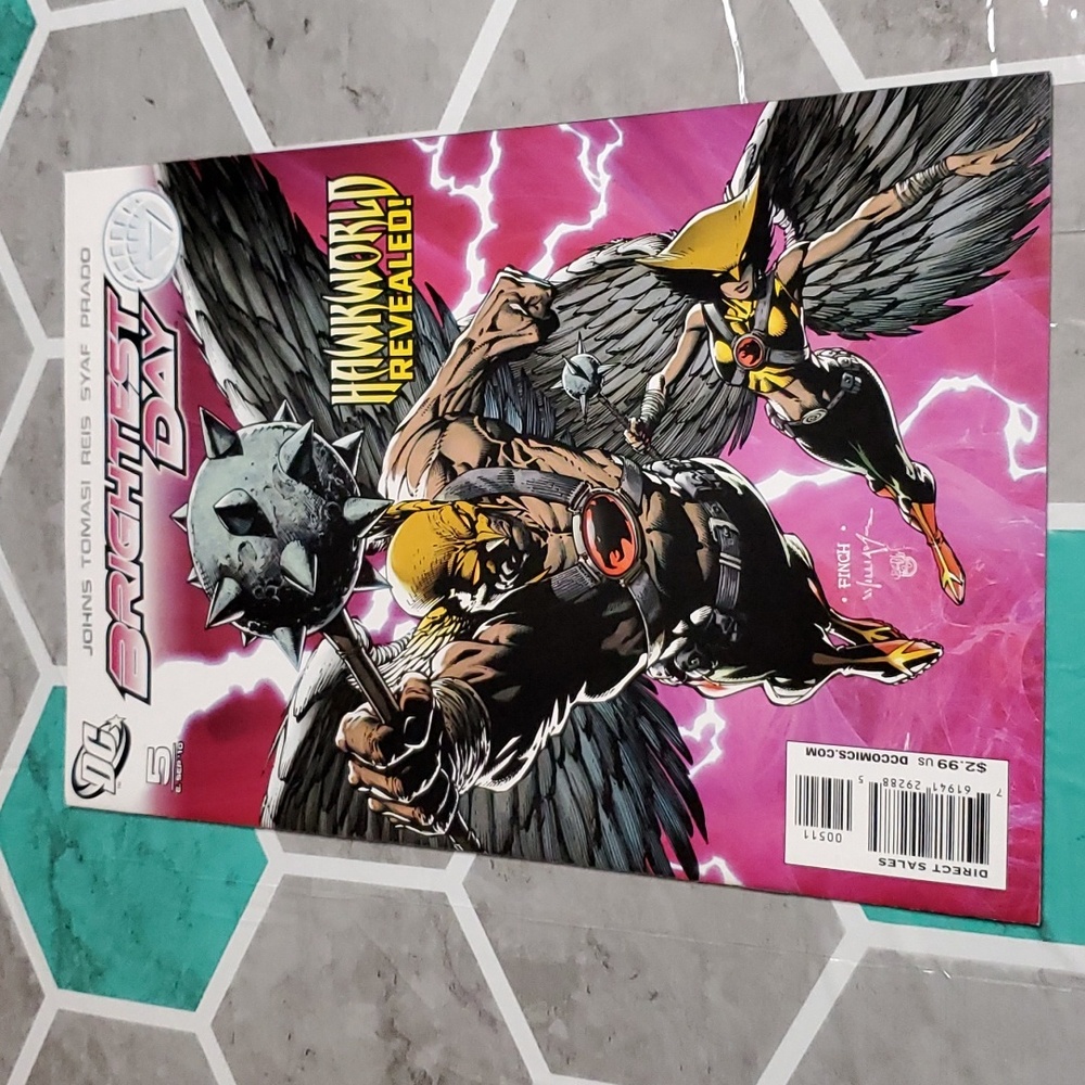DC Comics #5 Brightest Day Hawkworld Revealed #Z9